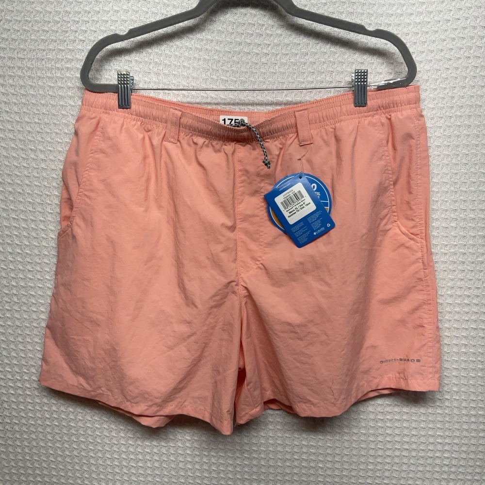 Columbia PFG Men's Backcast Water Shorts/Swim‎ Trucks 6" Men's XL Salmon UPF50+